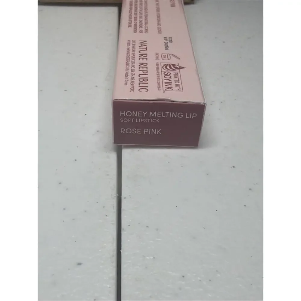 Nature Republic Honey Melting Lip – Rose Pink Hydrating Glossy Lipstick NEW